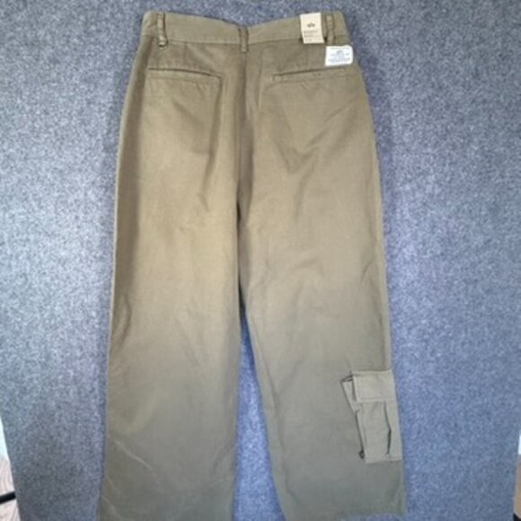 Alpha Industries Womens Wide Leg Pant W OG-107 Green Cargo Pocket Sz 31x32 NWT - Picture 6 of 16
